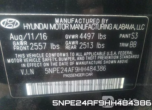5NPE24AF9HH484386 фото 10