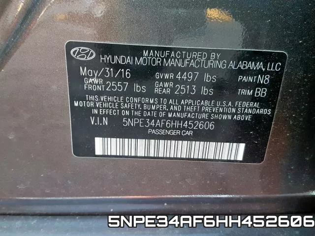 5NPE34AF6HH452606 фото 2