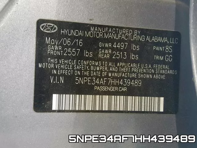 5NPE34AF7HH439489 фото 2