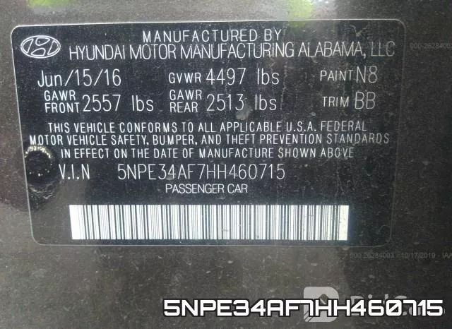 5NPE34AF7HH460715 фото 10