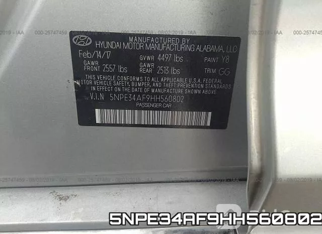 5NPE34AF9HH560802 фото 10