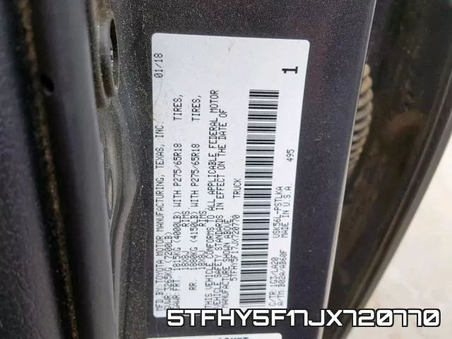 5TFHY5F17JX720770 фото 2