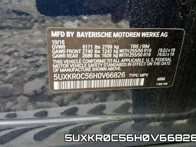 5UXKR0C56H0V66826 фото 2