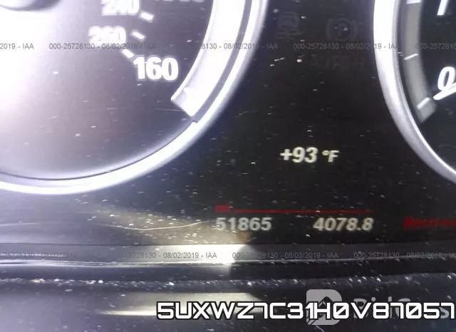 5UXWZ7C31H0V87057 фото 6