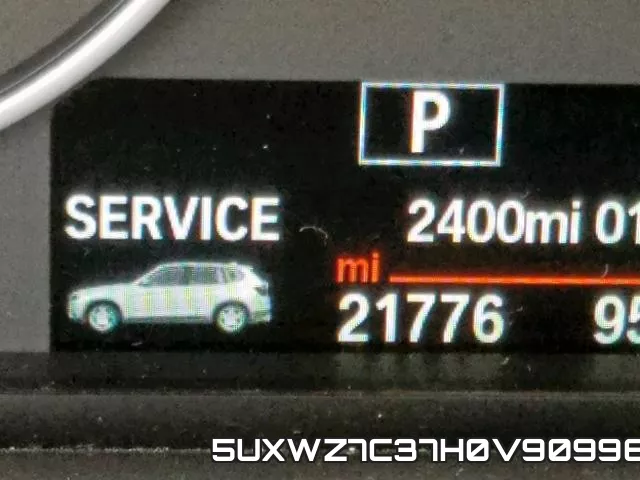 5UXWZ7C37H0V90996 фото 9
