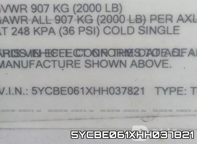 5YCBE061XHH037821 фото 10