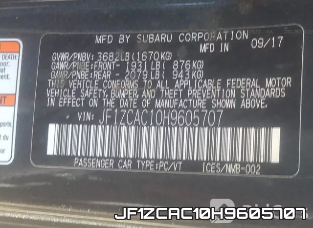 JF1ZCAC10H9605707 фото 9
