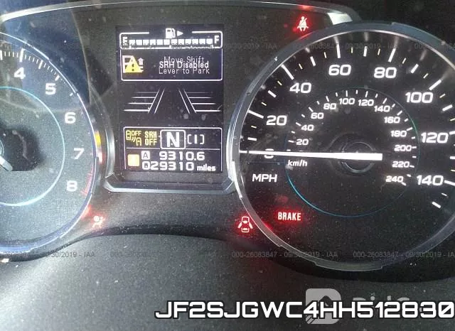 JF2SJGWC4HH512830 фото 8