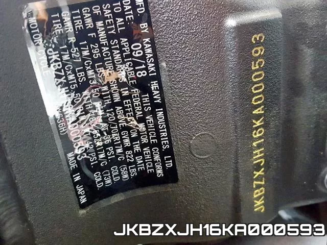 JKBZXJH16KA000593 фото 2