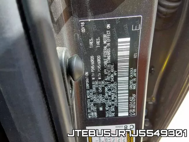 JTEBU5JR7J5549301 фото 2