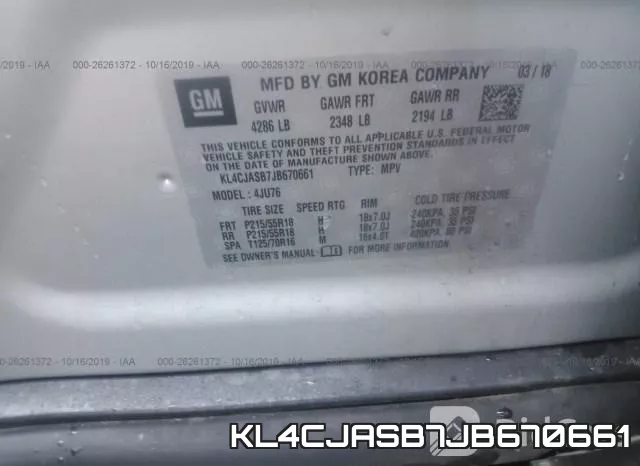 KL4CJASB7JB670661 фото 10