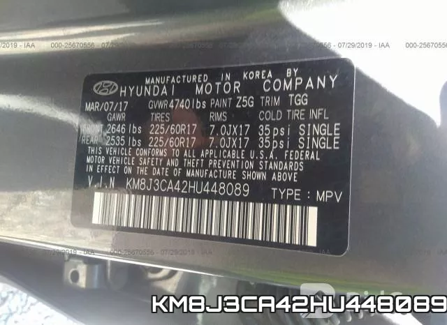 KM8J3CA42HU448089 фото 10