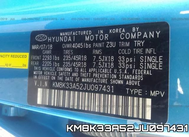 KM8K33A52JU097431 фото 9