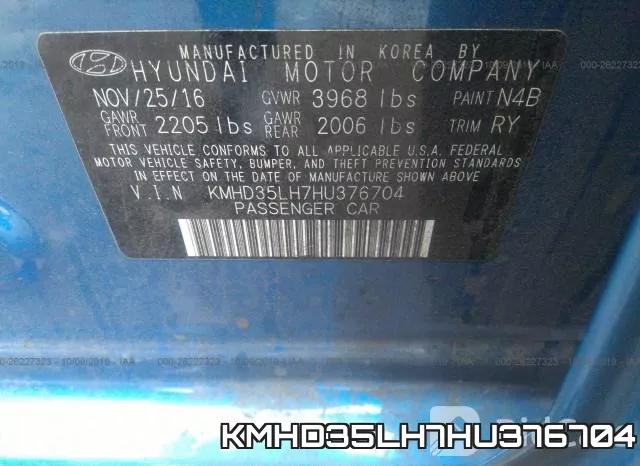 KMHD35LH7HU376704 фото 10