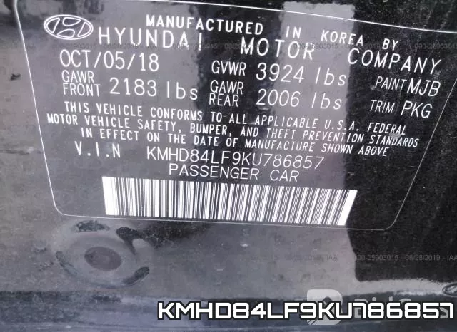 KMHD84LF9KU786857 фото 10