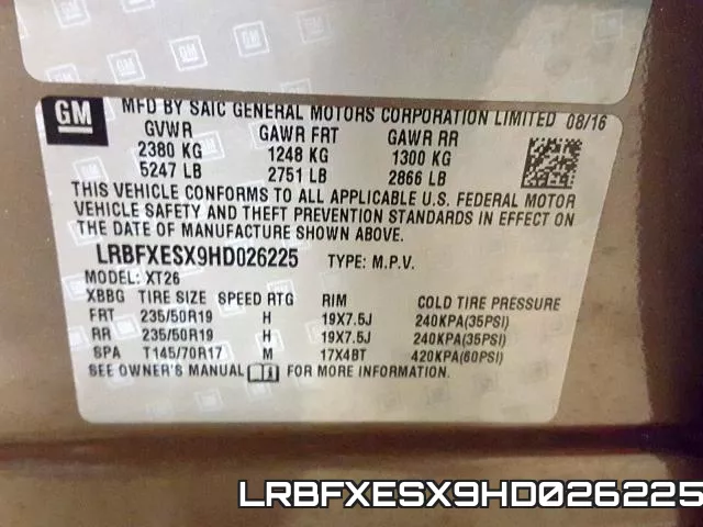 LRBFXESX9HD026225 фото 2
