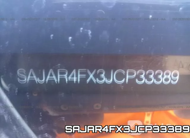 SAJAR4FX3JCP33389 фото 9