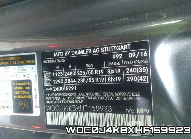 WDC0J4KBXHF159923 фото 9