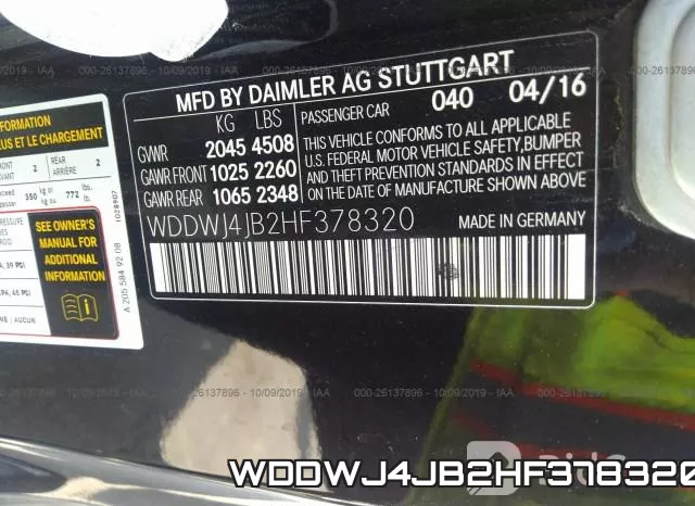 WDDWJ4JB2HF378320 фото 10