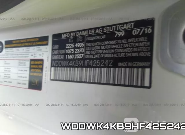 WDDWK4KB9HF425242 фото 10