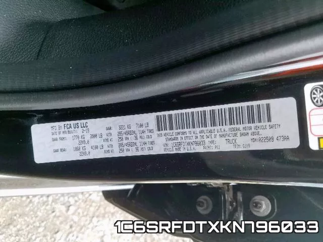 1C6SRFDTXKN796033 фото 2