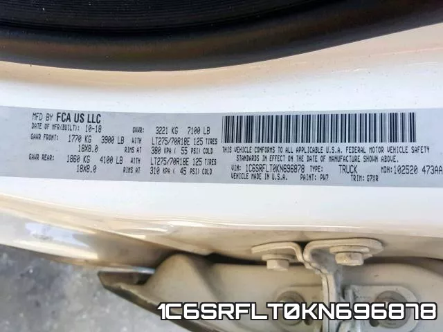 1C6SRFLT0KN696878 фото 2
