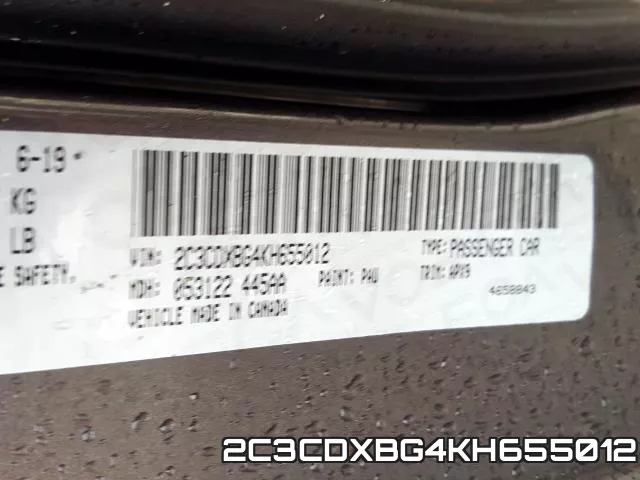 2C3CDXBG4KH655012 фото 2