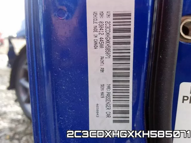 2C3CDXHGXKH585071 фото 2