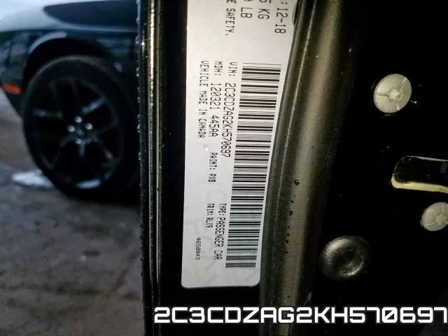 2C3CDZAG2KH570697 фото 2