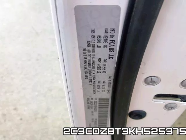 2C3CDZBT3KH525375 фото 2