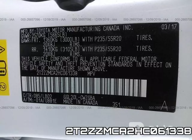 2T2ZZMCA2HC061338 фото 10