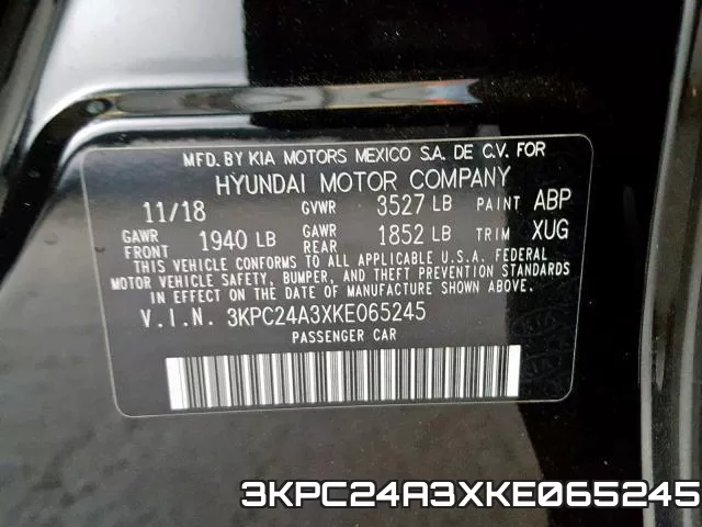 3KPC24A3XKE065245 фото 2
