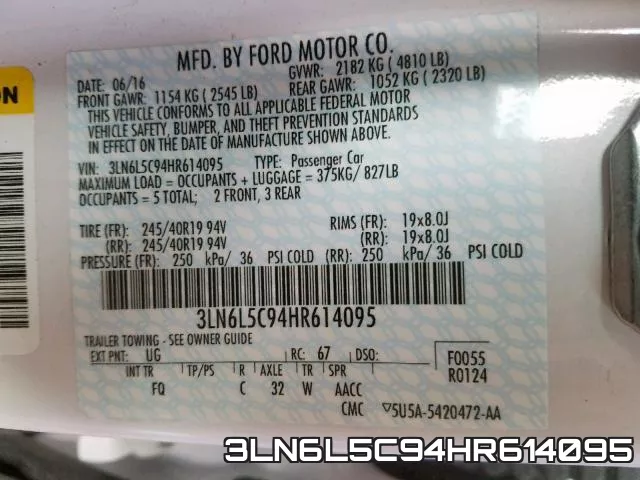 3LN6L5C94HR614095 фото 2