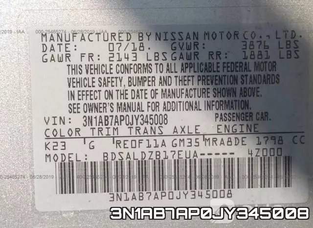 3N1AB7AP0JY345008 фото 10
