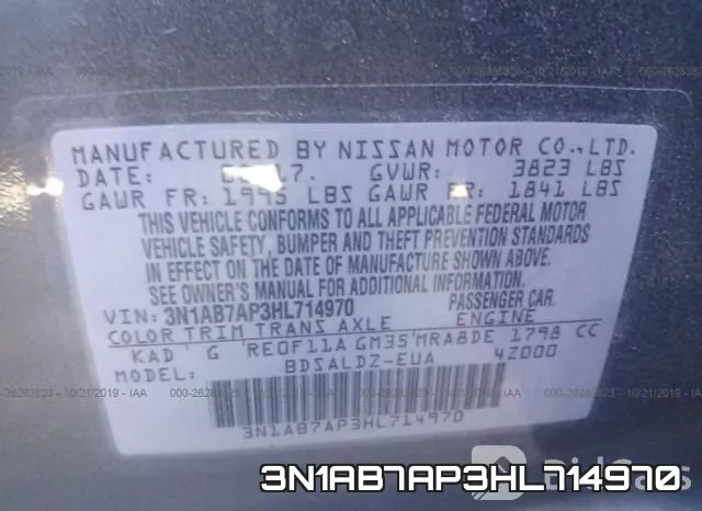 3N1AB7AP3HL714970 фото 10