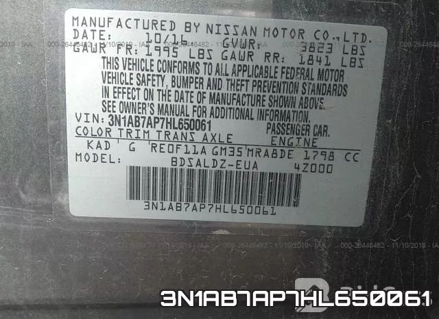 3N1AB7AP7HL650061 фото 8