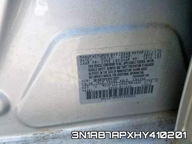 3N1AB7APXHY410201 фото 2