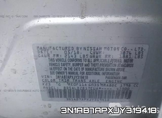 3N1AB7APXJY319418 фото 9