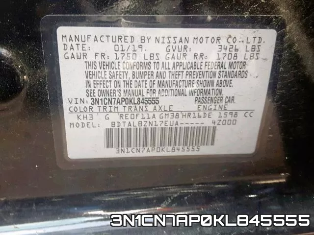 3N1CN7AP0KL845555 фото 2