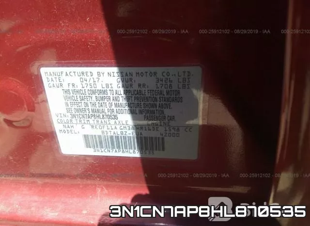 3N1CN7AP8HL870535 фото 10