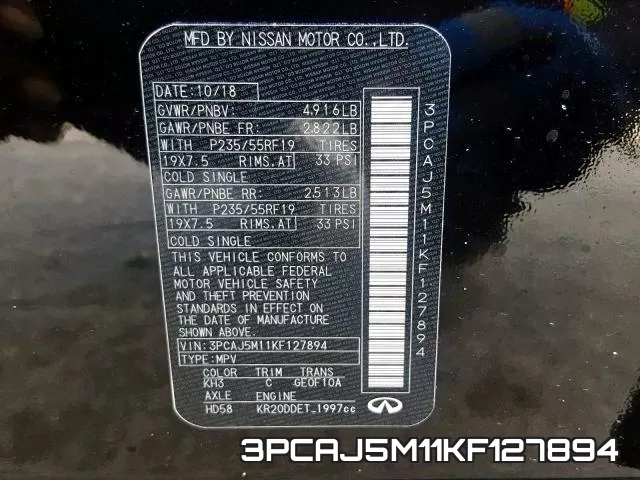 3PCAJ5M11KF127894 фото 2