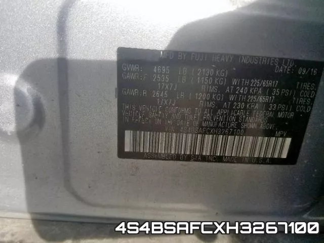 4S4BSAFCXH3267100 фото 2