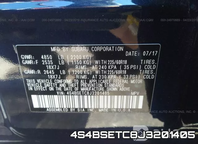 4S4BSETC8J3201405 фото 10