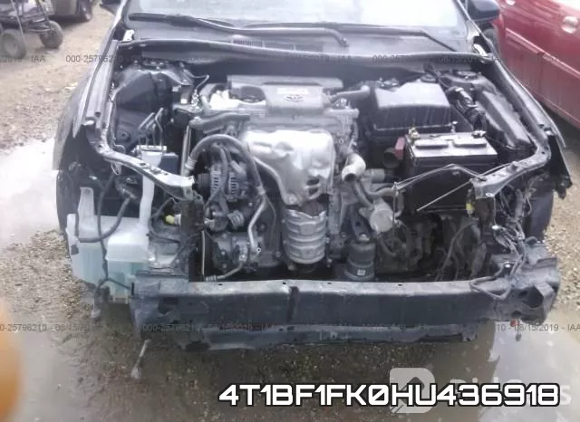 4T1BF1FK0HU436918 фото 6