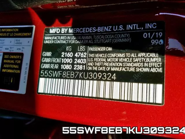 55SWF8EB7KU309324 фото 2