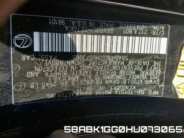 58ABK1GG0HU073065 фото 2