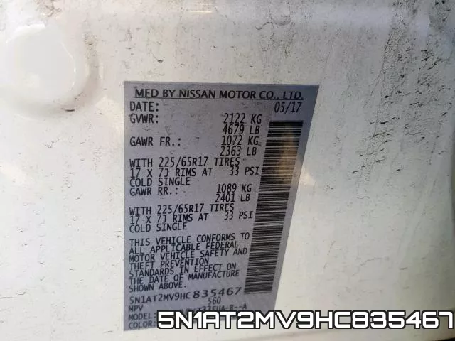 5N1AT2MV9HC835467 фото 2