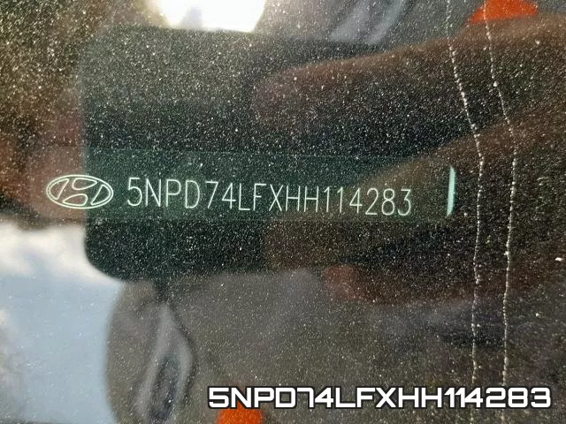 5NPD74LFXHH114283 фото 2