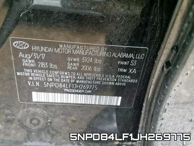 5NPD84LF1JH269775 фото 2
