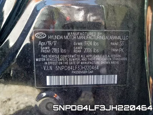 5NPD84LF3JH220464 фото 2